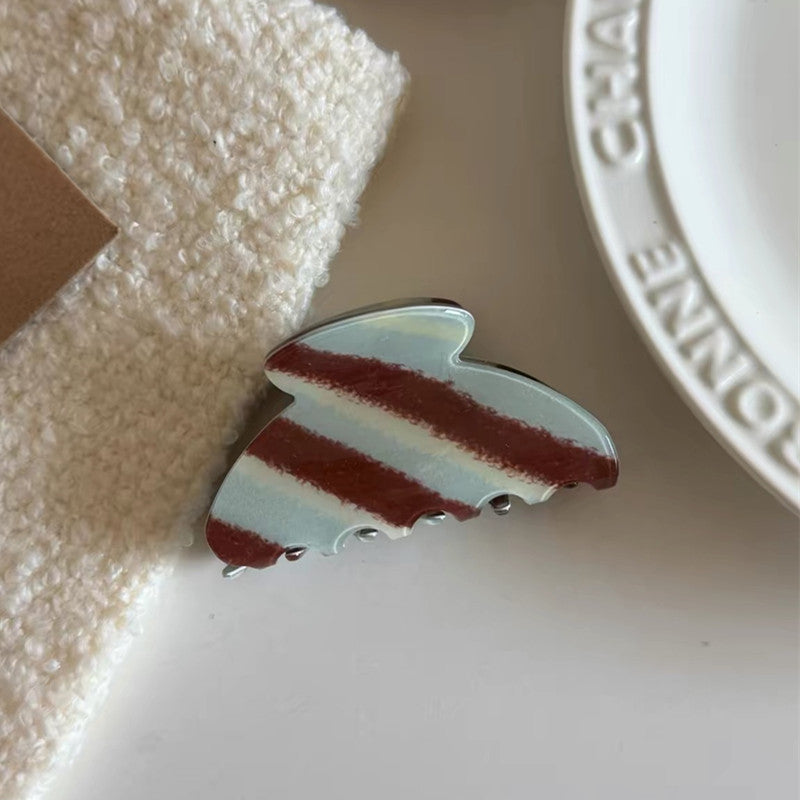 Sea Salt Mint Twill Grab Clip Fresh Half Tie Hair Shark Clip Hair Clip