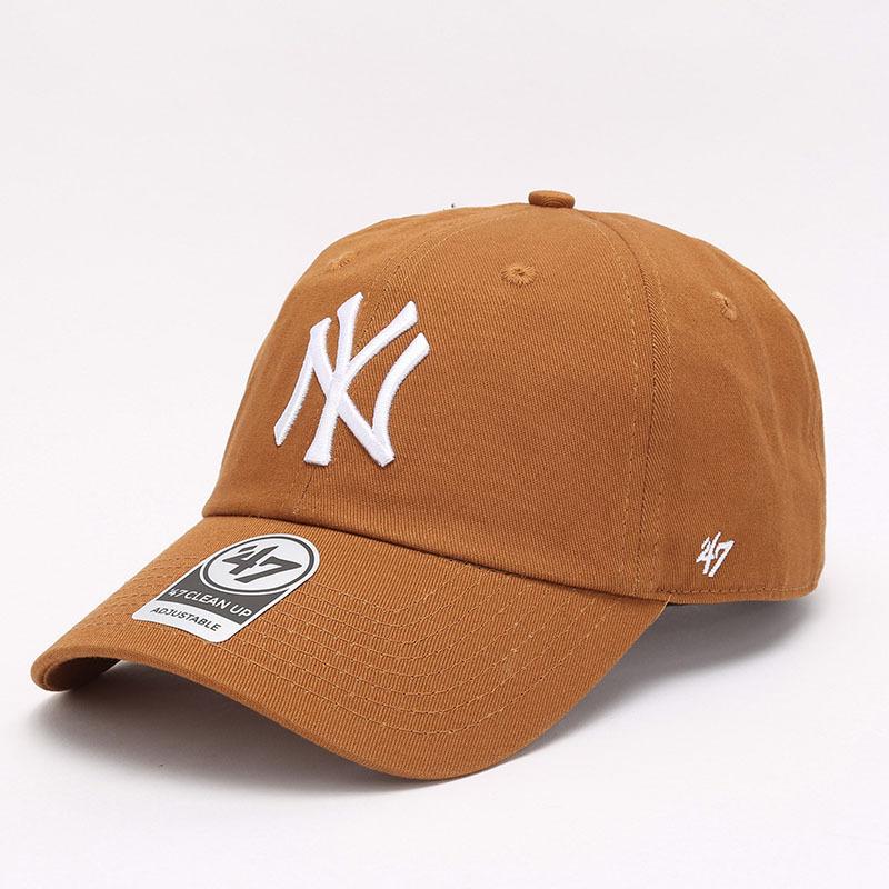 Dodgers and Yankees Baseball Cap 47brand Baseball Cap Female Dark Gray Soft Top Embroidery Hip Hop Male Hat