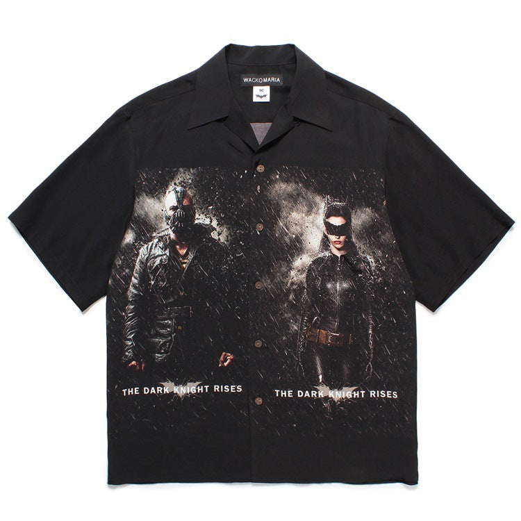 GUILTYPARTIES TIGER Shirts Batman movie short-sleeved shirt