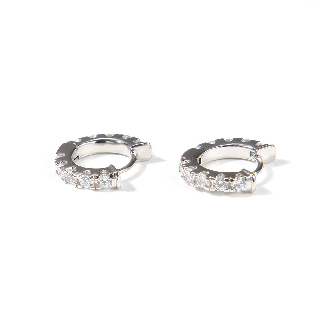 Earrings Zircon Earrings Spectrum rapper Spectrum
