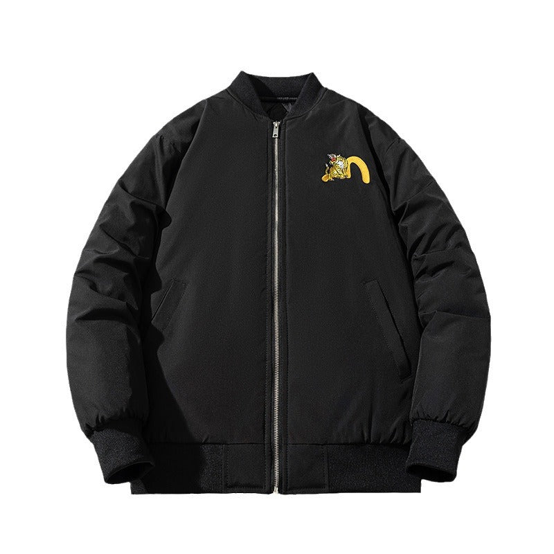 Mens Vintage Jackets Baseball Suit Flight Suit Autumn/Winter Jacket Padded Top
