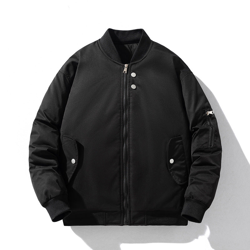 Men Vintage Jackets Baseball Suit Autumn/Winter Flying Suit Jacket Printing