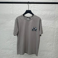 Cp Company T Shirts Embroidery Casual Crew Neck Short Sleeves