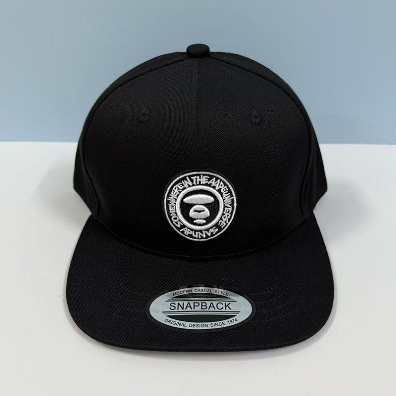 Bathing Ape Bape Hat Ape Head Cap Versatile Flat Edge Baseball Cap