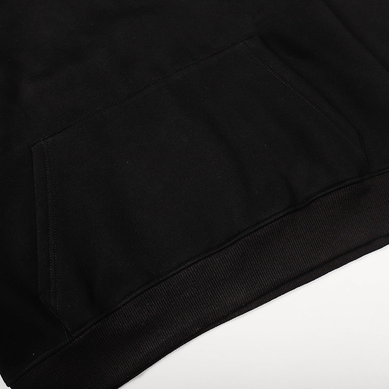 OW  hoodie with a shining star arrow pattern fleece hoodie