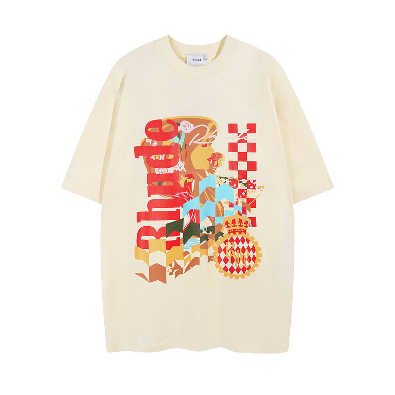 Rhude T Shirt Junior Letter Arrow R Label Short Sleeve T-Shirt