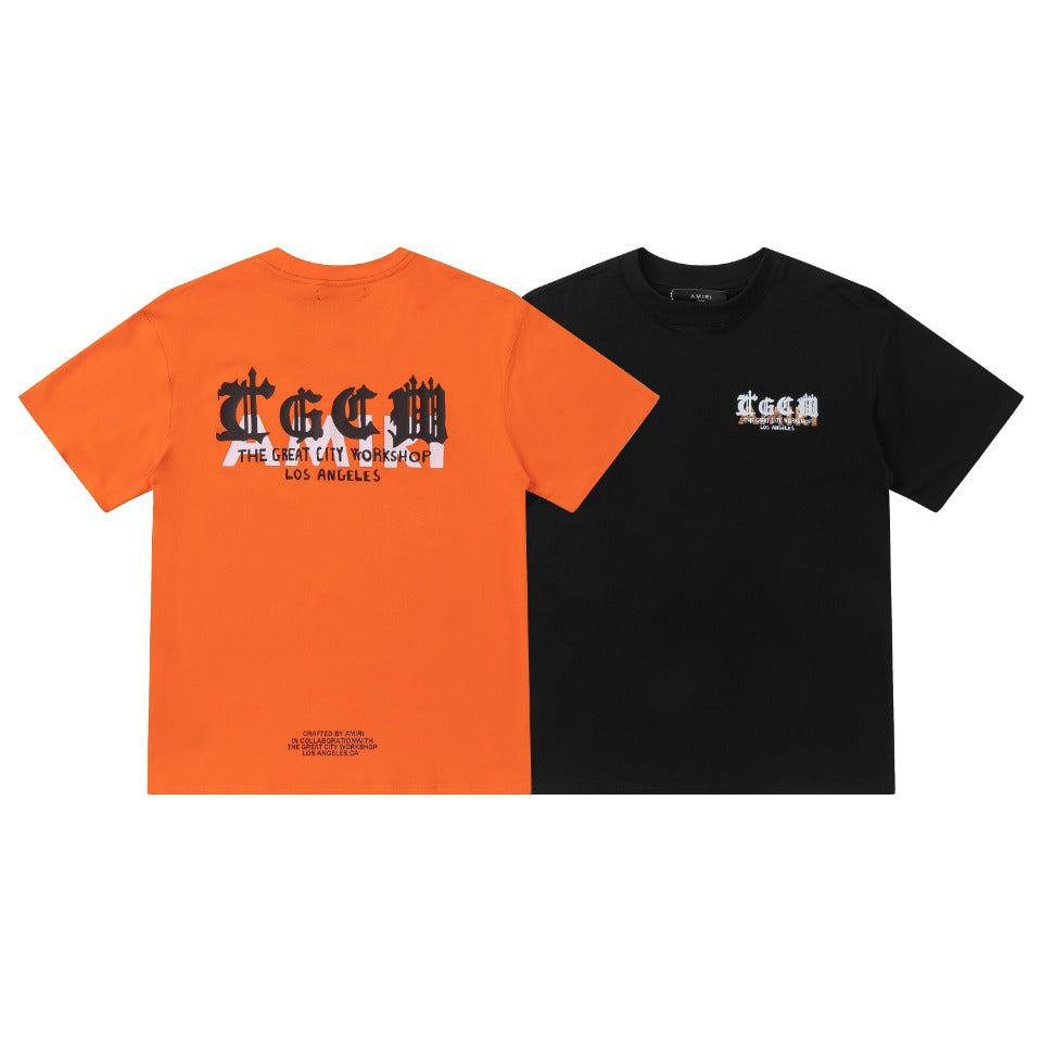 Amiri T Shirt Slogan Printing