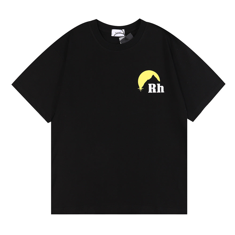 Rhude T Shirt Sunset Printed Short Sleeve T-Shirt