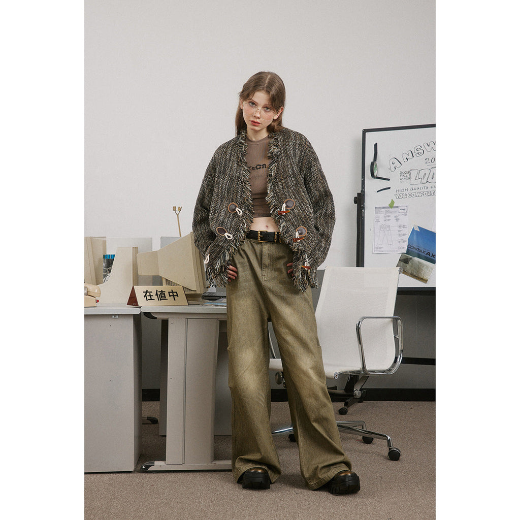 Unisex Jacket Retro Baggy Coat