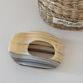 Acetic acid premium color flat oval hollow hairpin grab clip disc hair duck bill clip back head hairpin