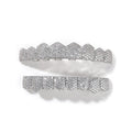 Grillz hiphop copper 8 zircon fangs Spectrum