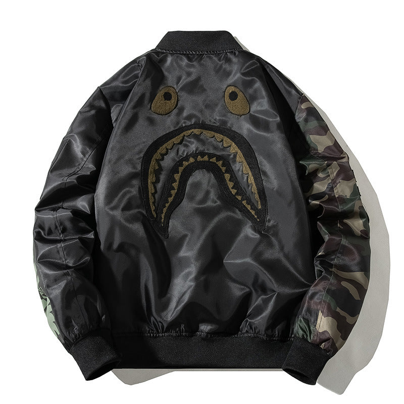 Men's Bomber Jacket MA-1 Winter Thickness available cotton-padded jacket Air Force Pilot Men's and Women's Autumn and Winter Thickened Couple Baseball Uniform