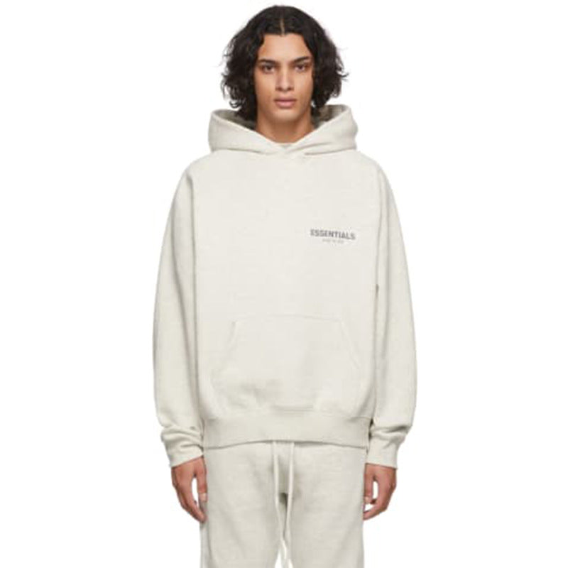 Fog Essentials Hoodie Reflective Logo Loose Fleece Sweater