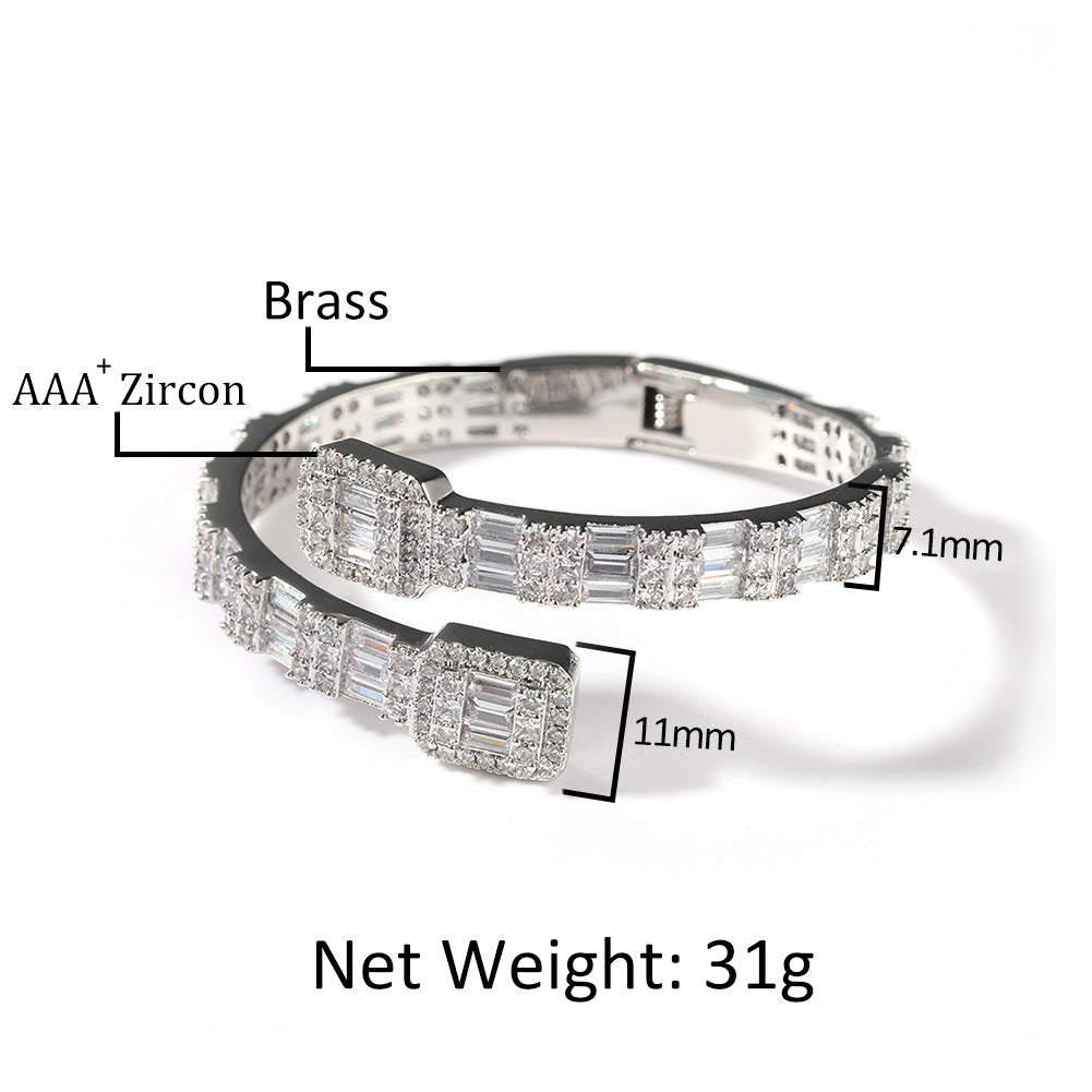 Bracelet Hiphop Bracelet ins Wind Diamond Spectrum St. Valentine's
