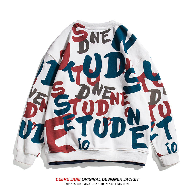 Men Pullover Hoodie Spring Sweater Men's Loose Top