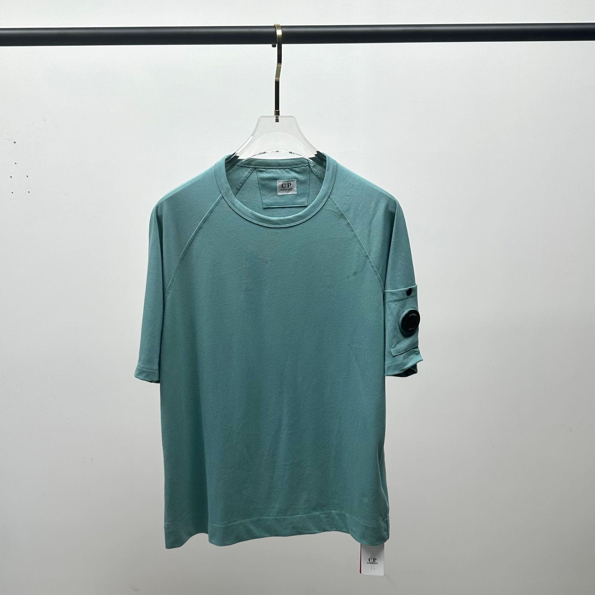 Cp Company T Shirts Men's Cotton Embroidered Casual Crew Neck