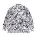 GUILTYPARTIES TIGER Long sleeved shirt Tiger totem full print Hawaiian long-sleeved shirt