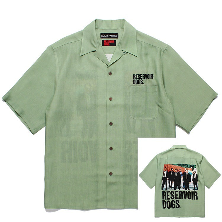 GUILTYPARTIES TIGER Shirts 24ss RESERVOIR DOGS Reservoir Dog Hawaiian Short Sleeve Shirt
