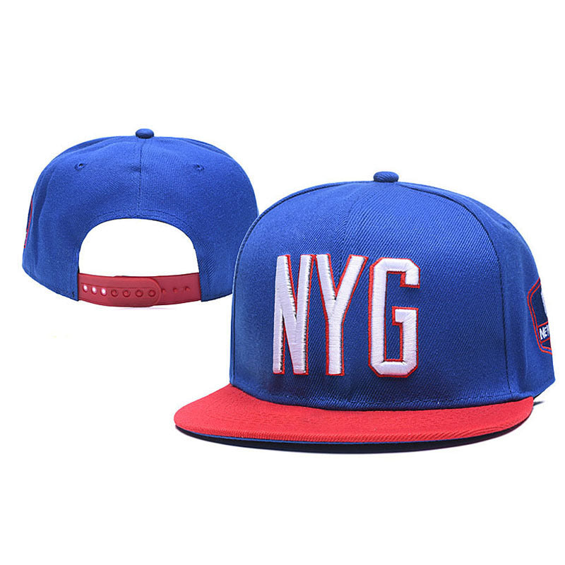 Trendy flat brimmed snapback hats letter sunshade