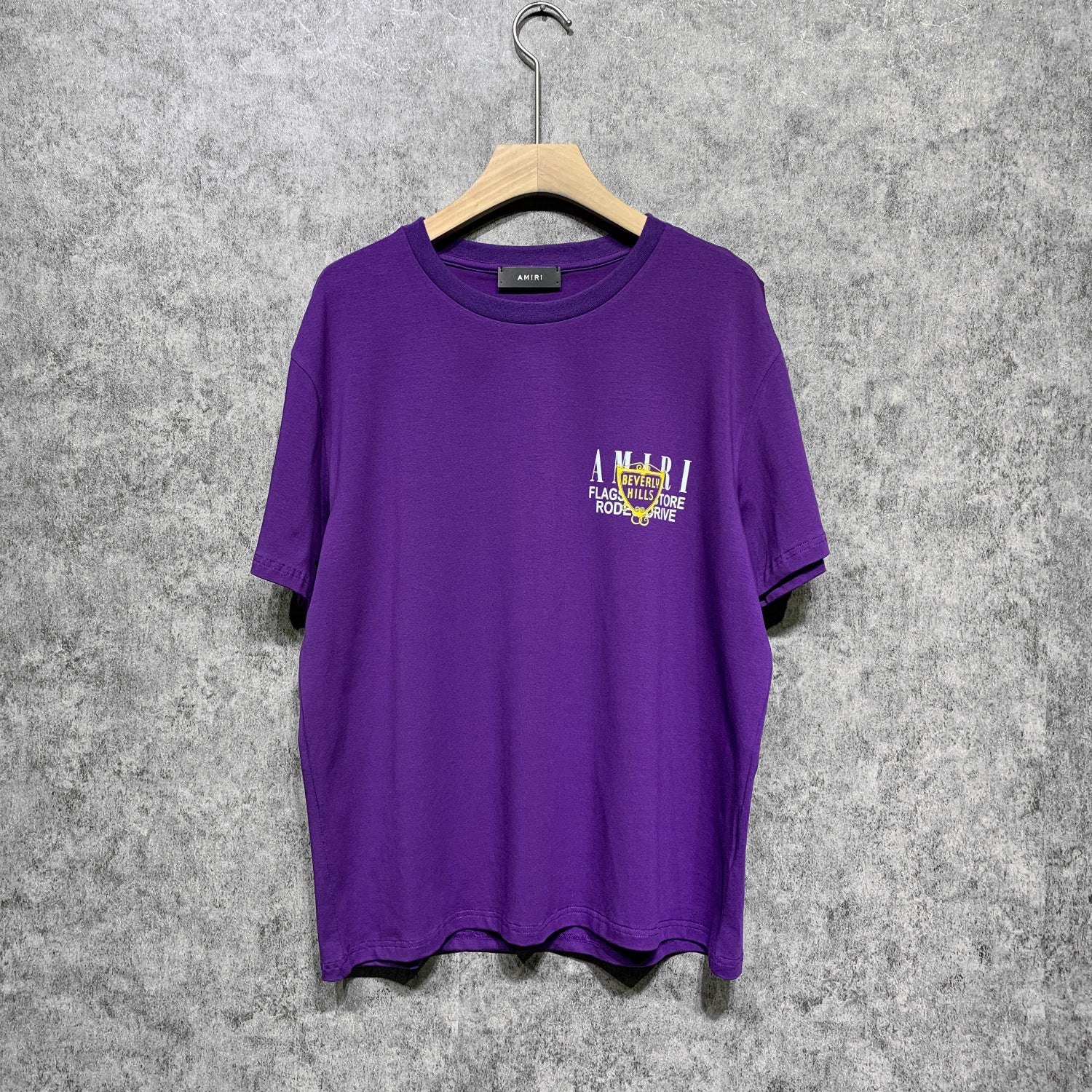 Amiri T Shirt Letter Print Casual Hip Hop Short Sleeve T-shirt