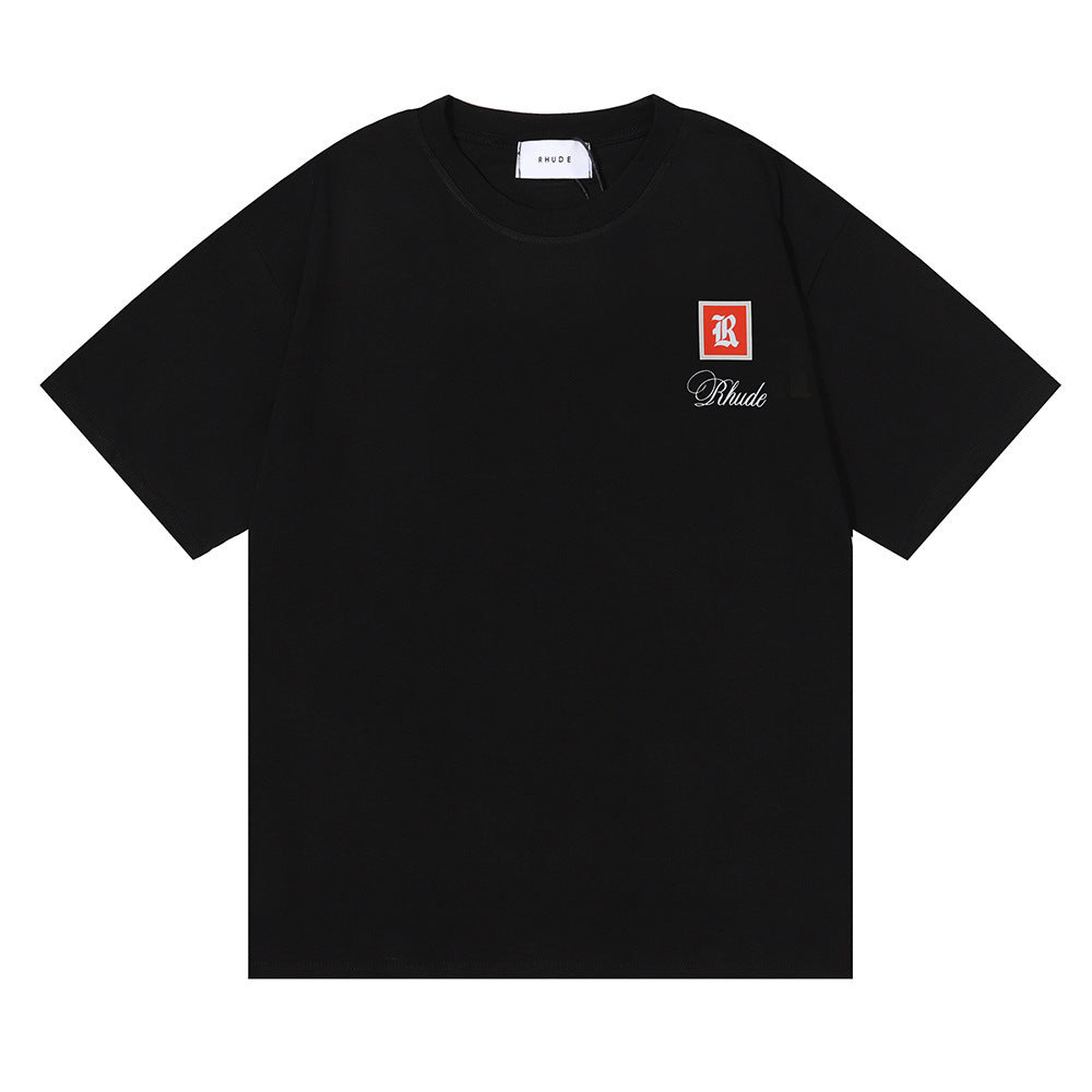 Rhude T Shirt Moroccan Micro Printed Short Sleeve T-Shirt