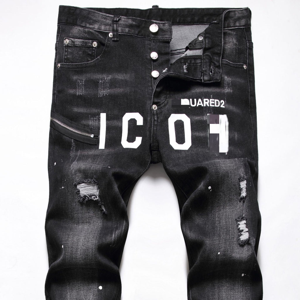DSQ2 Jeans Ripped Stretch Jeans