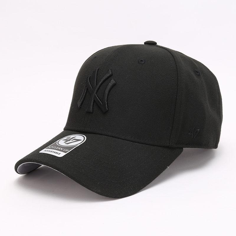 Dodgers and Yankees Baseball Cap 47brand Baseball Hat Men's Peaked Cap Black