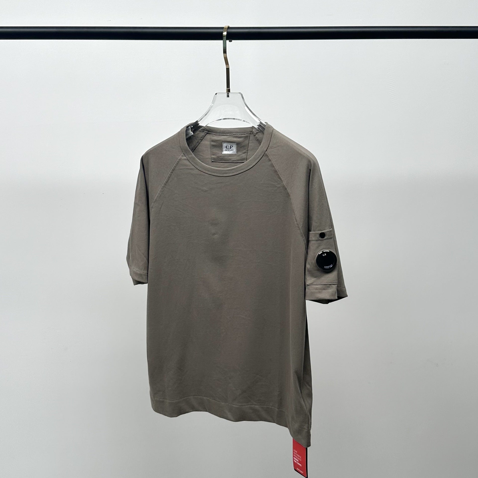 Cp Company T Shirts Men's Cotton Embroidered Casual Crew Neck