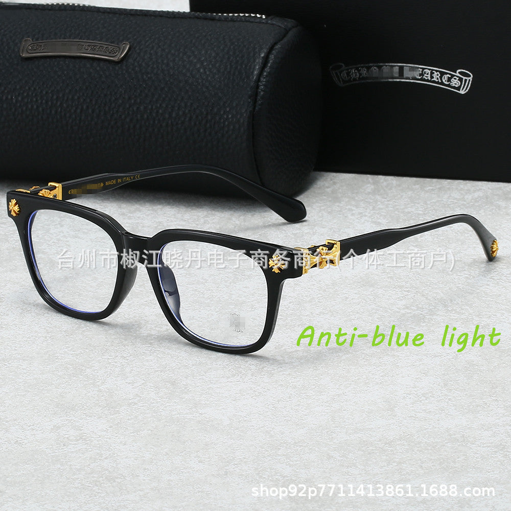 Chrome Hearts glasses Large frame Ultra light anti blue light for men and women