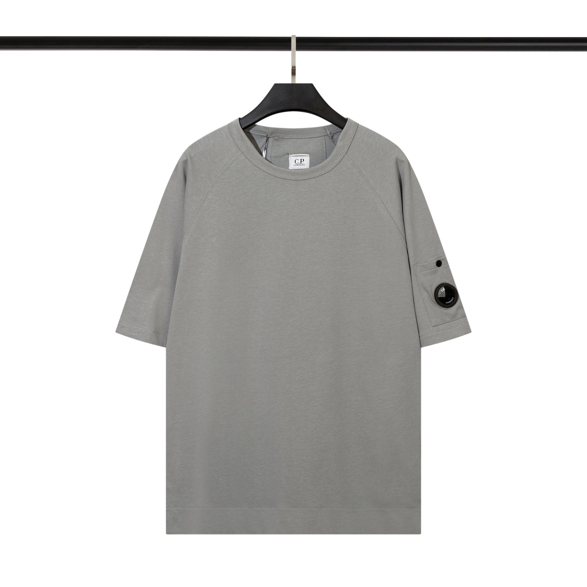 Cp Company T Shirts Men's Cotton Embroidered Casual Crew Neck