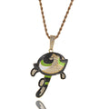 Jewelry Powerpuff Girls Spectrum St. Valentine's Pendant Hip Hop Copper Anime The Powerpuff Girls Spectrum St. Valentine's