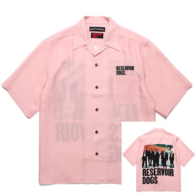 GUILTYPARTIES TIGER Shirts 24ss RESERVOIR DOGS Reservoir Dog Hawaiian Short Sleeve Shirt