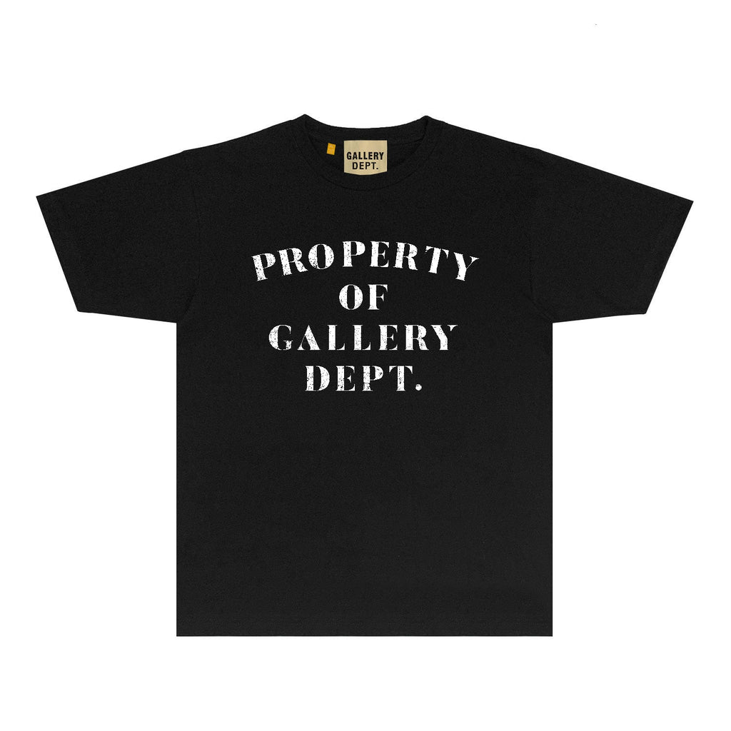 Gallery Dept T Shirt Retro Printed Loose Short-Sleeved Shirt (part2)