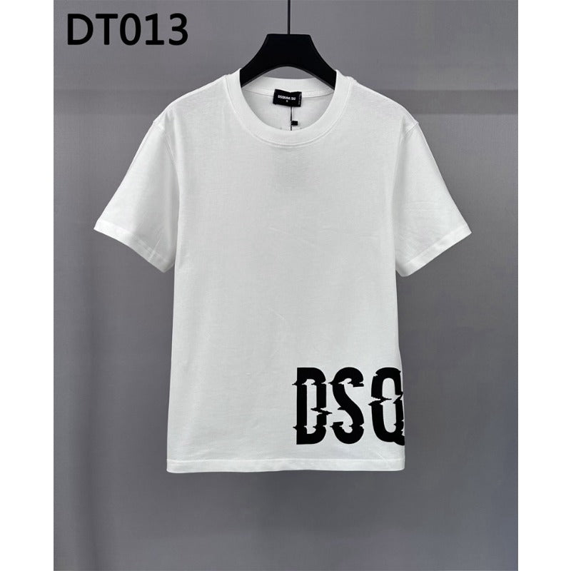 DSQ2 T Shirts Crew Neck Cotton Bottom Shirt