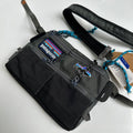 Mens Casual Bags Plaid Splicing Crossbody Outdoor Waterproof Shoulder Crossbody Bag