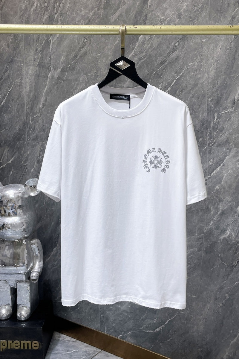 Chrome heart T shirts High-quality 100% cotton streetwear
