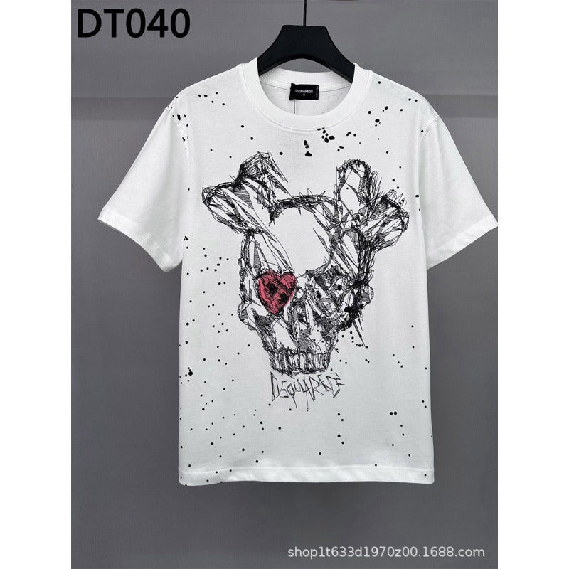 DSQ2 T Shirts Tide Letter Print