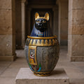 Pet Urn Pet Urn Ancient Egyptian Pharaoh Gods Protect Egyptian Origin Cat Dog Death Urn Cat Jar