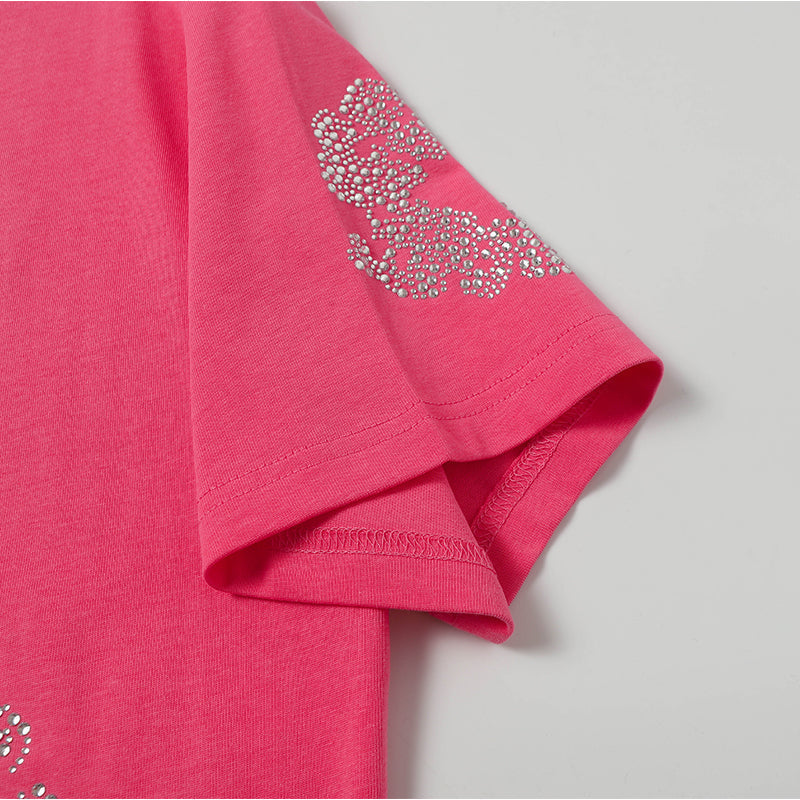Denim Tears T Shirts Rhinestones