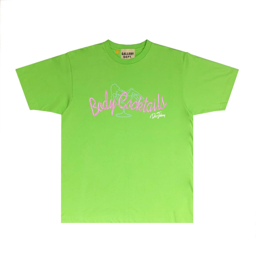 Gallery Dept T Shirt Retro Printed Loose Short-Sleeved Shirt (part2)