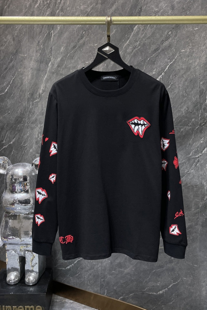 Chrome heart Long Sleeve Shirts High-quality 100% cotton streetwear