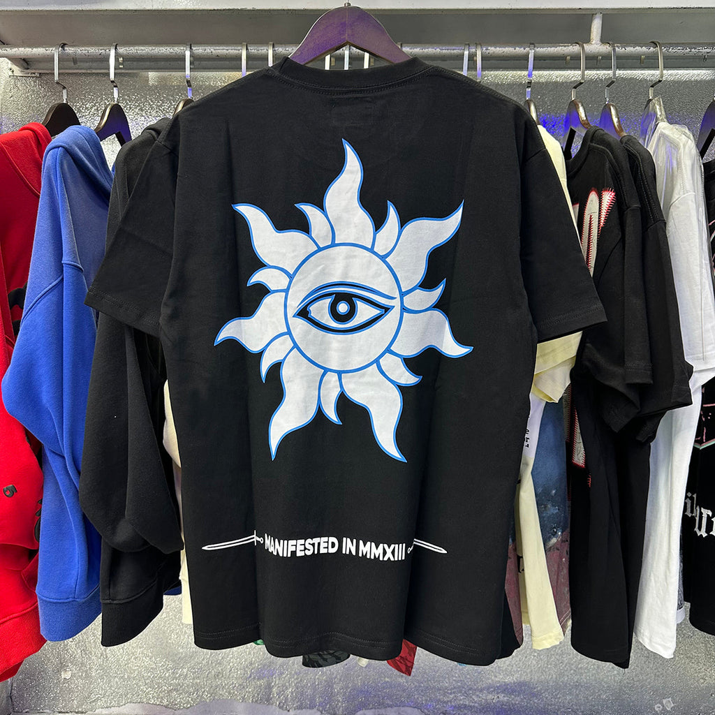 Godspeed T Shirts Urban UFO Printing Cotton Casual Short Sleeve Men and Women
