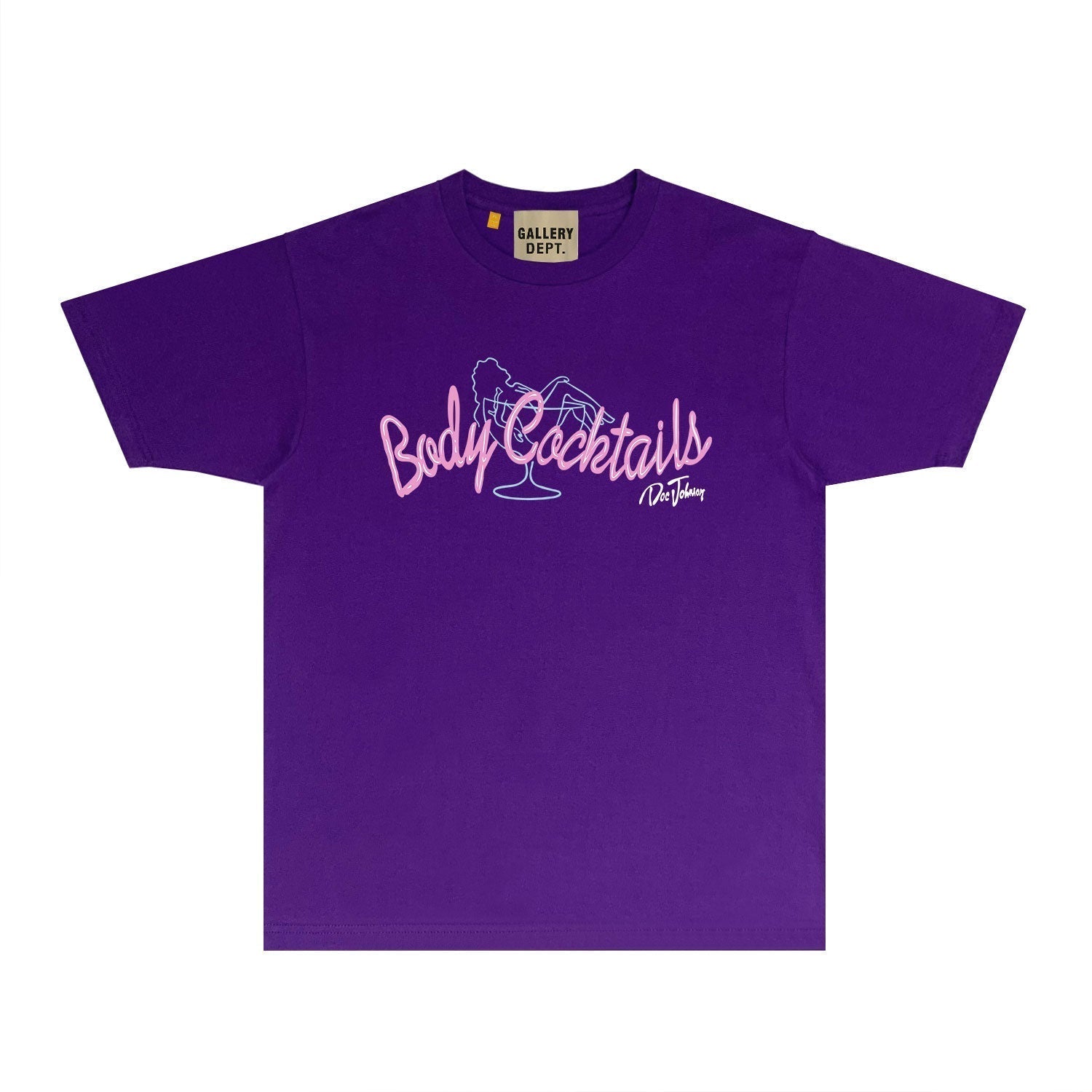Gallery Dept T Shirt Retro Printed Loose Short-Sleeved Shirt (part2)
