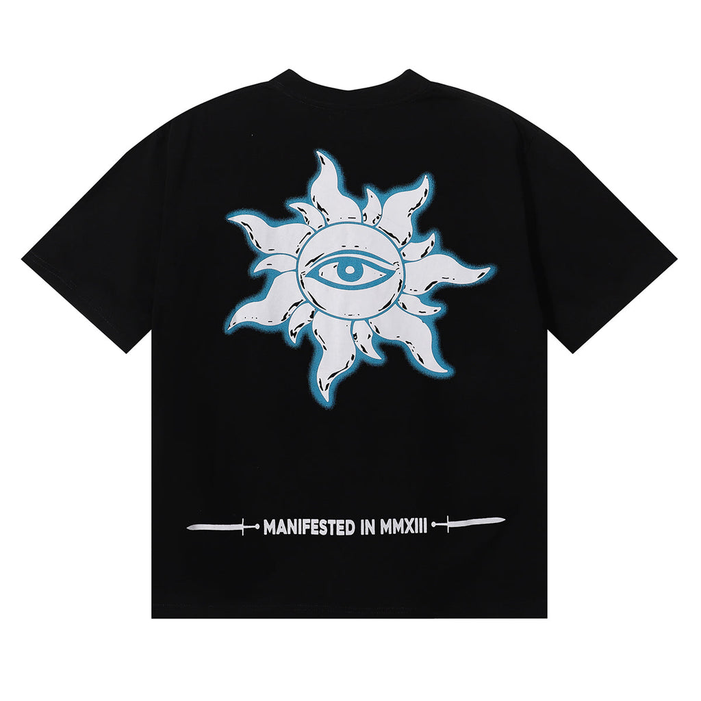Godspeed T Shirts Skull Marines Printed Cotton Casual Short Sleeves Men and Women