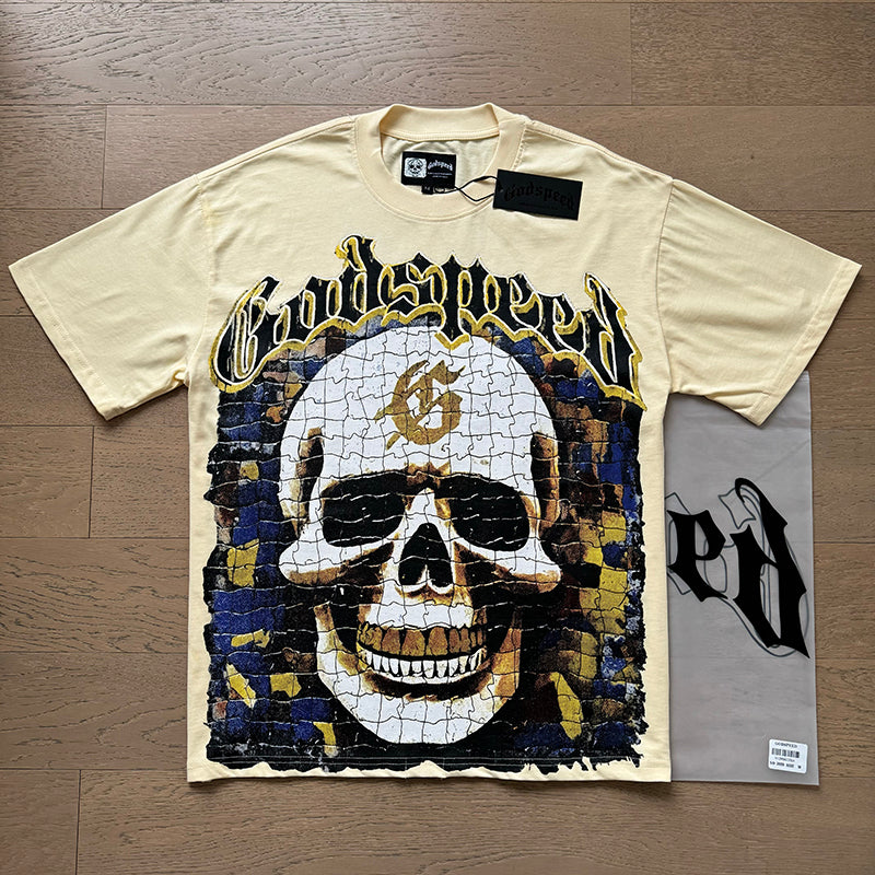 Godspeed T-Shirt Retro Fantasy Pattern