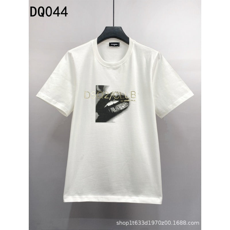 DSQ2 T Shirts Alphabet Trend Short Sleeves