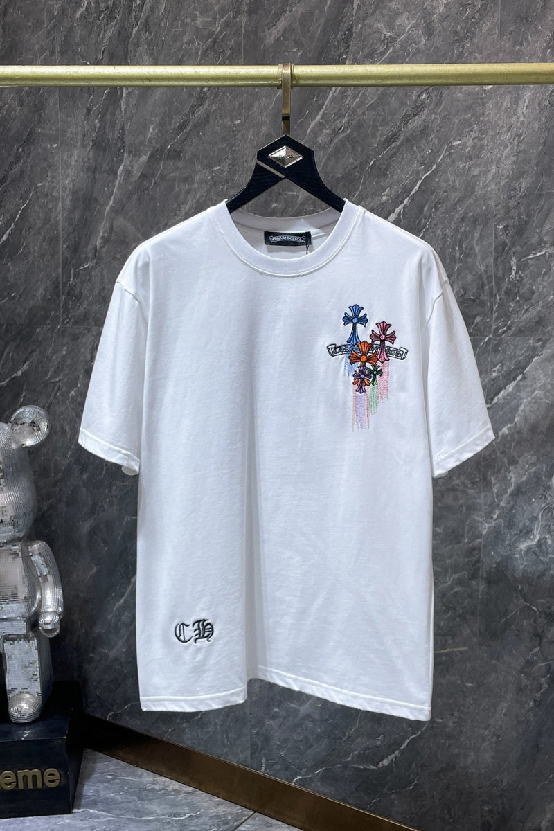 Chrome heart T shirts High-quality 100% cotton streetwear