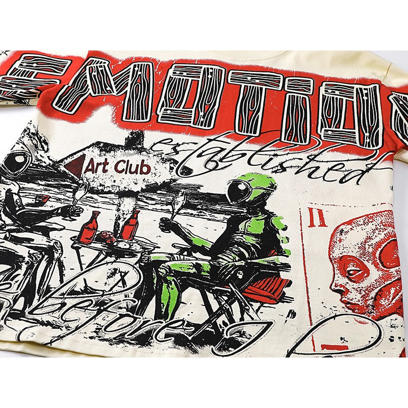 Mixed Emotion Long-Sleeved Shirt