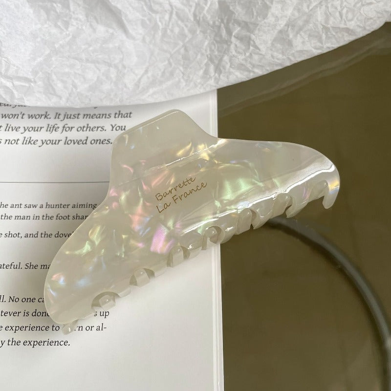 Vintage acetic acid grab clip female elegant hairpin high sense