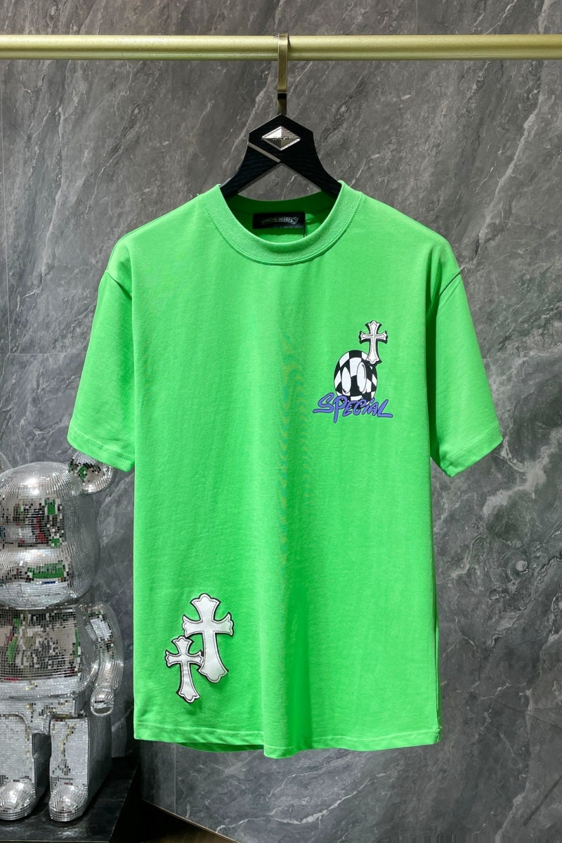 Chrome heart T shirts High-quality 100% cotton streetwear